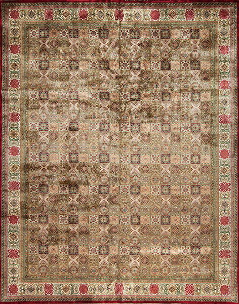 129816 GOLDEN AGE <br> MOSAIC, MULTI/IVORY 